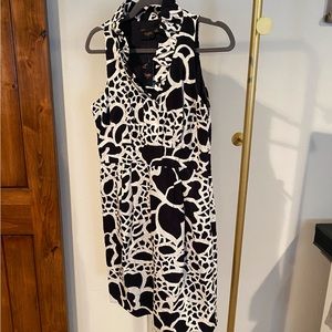Just Taylor Size 10 Black and white dress